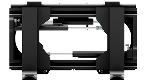 Fork positioner with integrated forks with separate sideshifter (PKF-TS)